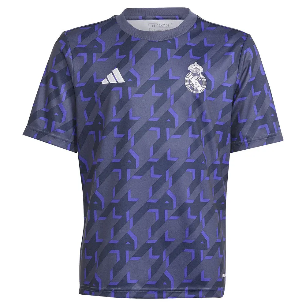 

Футболка с коротким рукавом adidas Real Madrid 23/24 pre match junior, синий