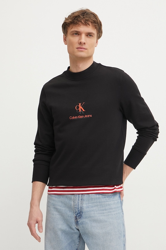 

Хлопковая толстовка Calvin Klein Jeans, черный