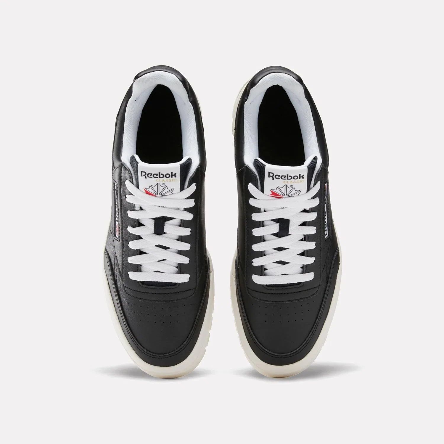 Кроссовки теннисные Reebok Club C Megacourt, Black Chalk White — фото 4