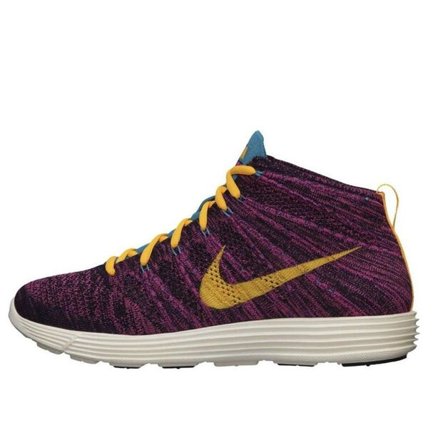

Кроссовки lunar flyknit chukka Nike, черный
