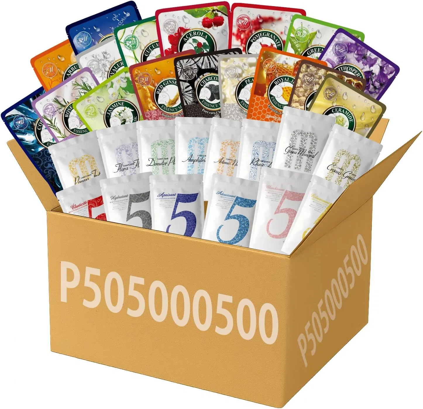 Набор масок для лица Mitomo Skincare, 500 шт., алоэ вера