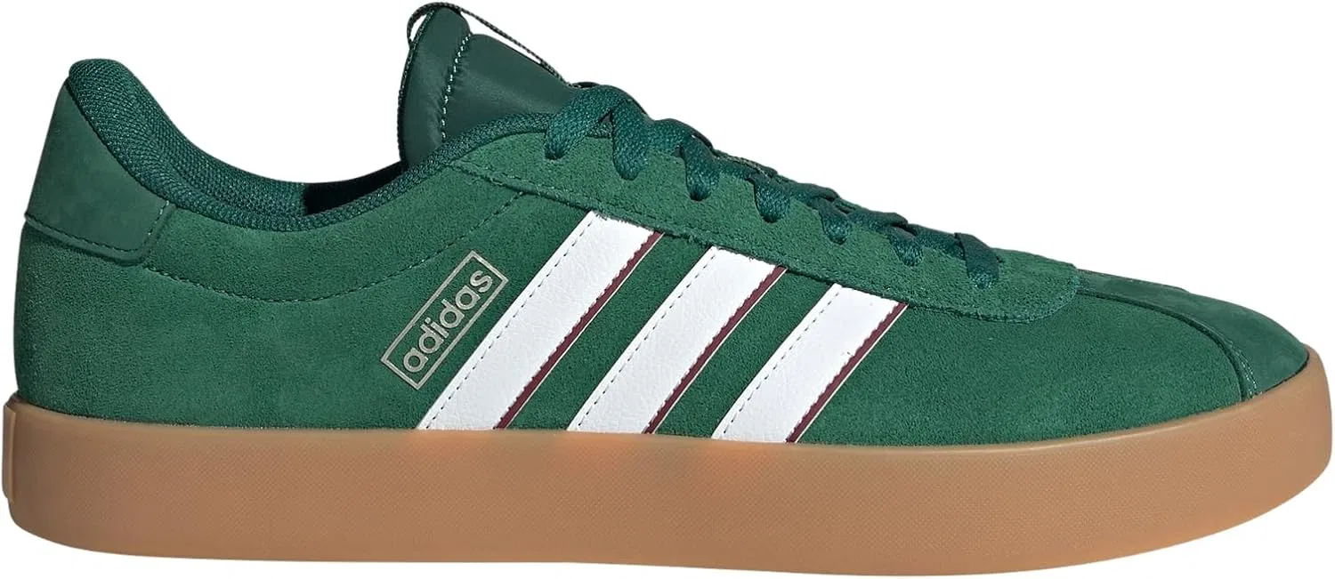Кроссовки мужские adidas, цвет Dark Green/White/Collegiate Burgundy — фото 2