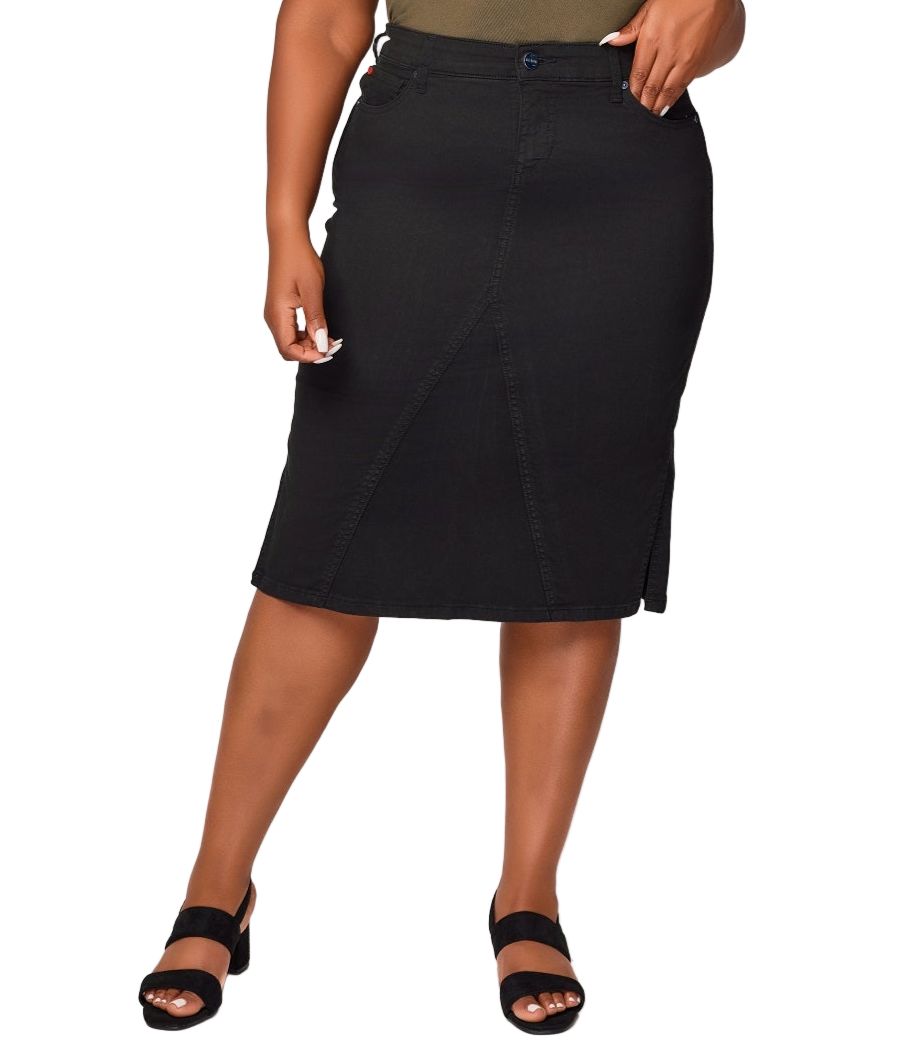 

Женская юбка миди с боковыми разрезами SLINK Jeans, Black