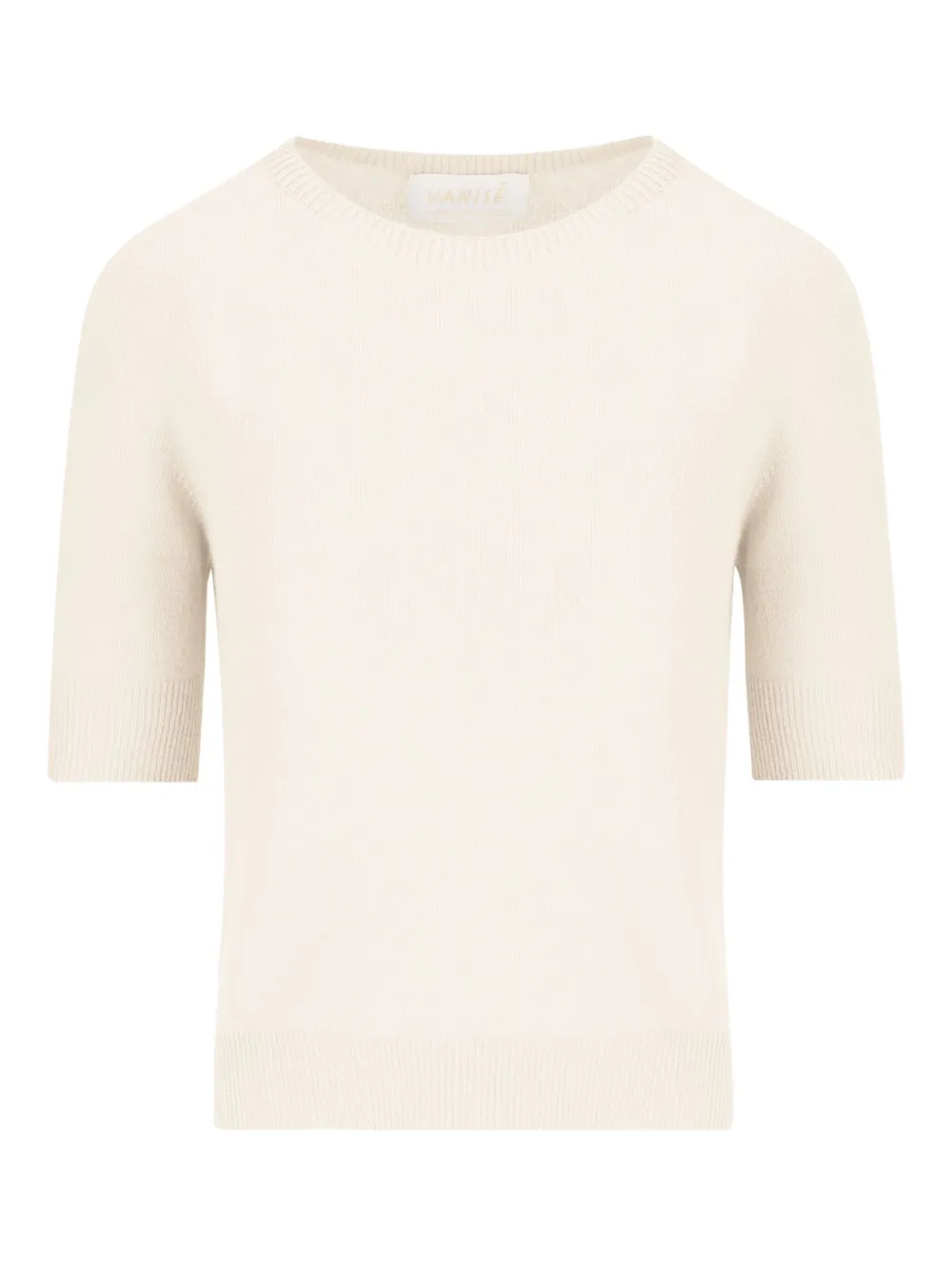 

Свитер из кашемира в рубчик Vanisè, нейтральный