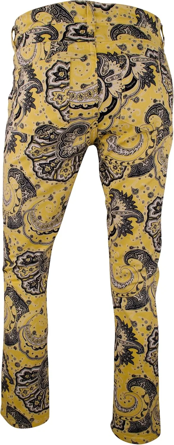 Джинсы прямого кроя с цветочным принтом Ralph Lauren, Yellow Multi — фото 2