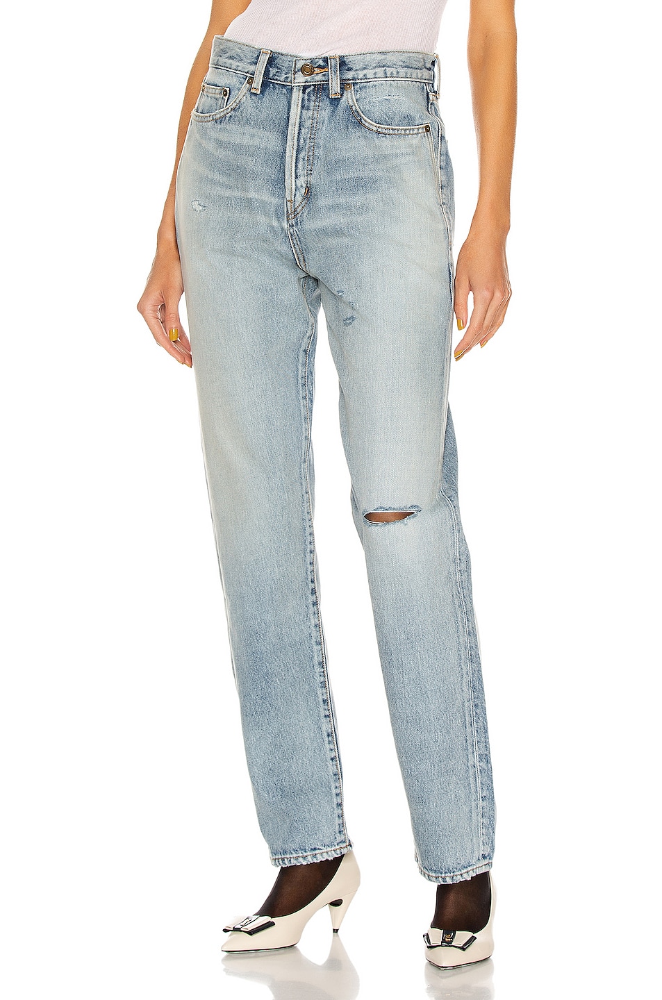 

Узкие джинсы Saint Laurent, Santa Monica Blue