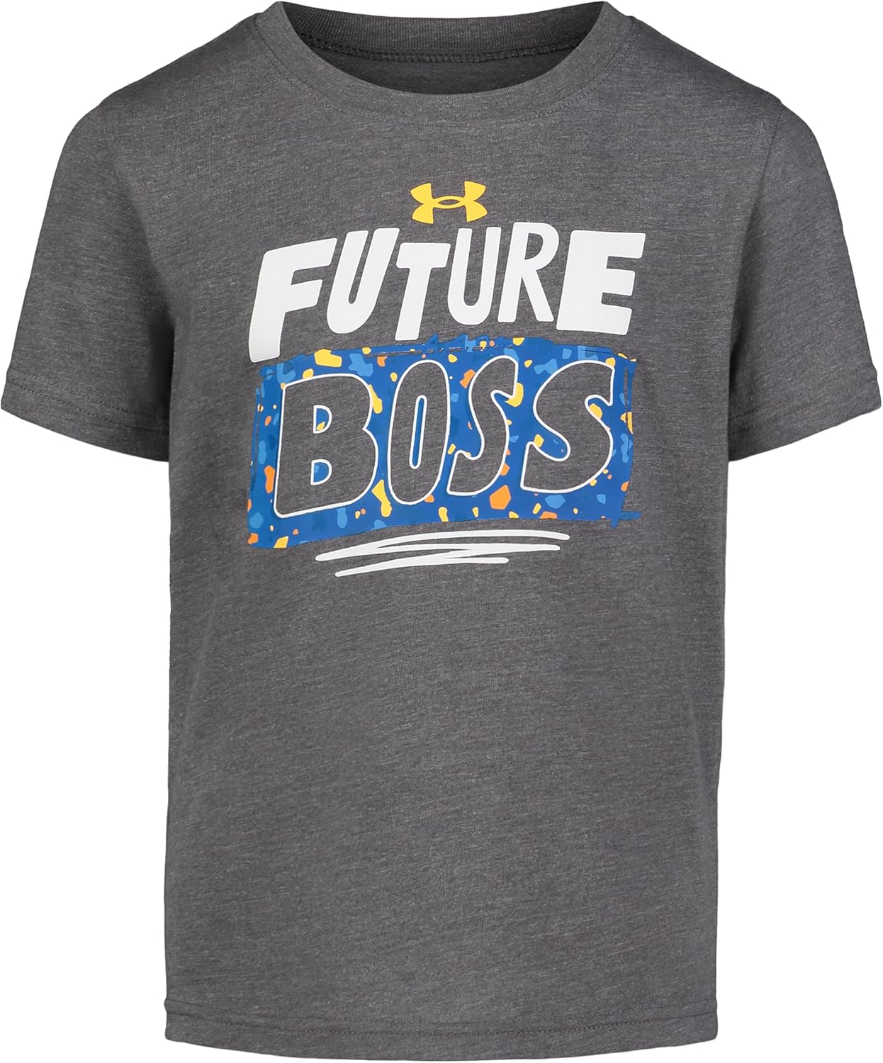 

Детская футболка Under Armour с коротким рукавом и круглым вырезом, легкая и дышащая., Castlerock Boss