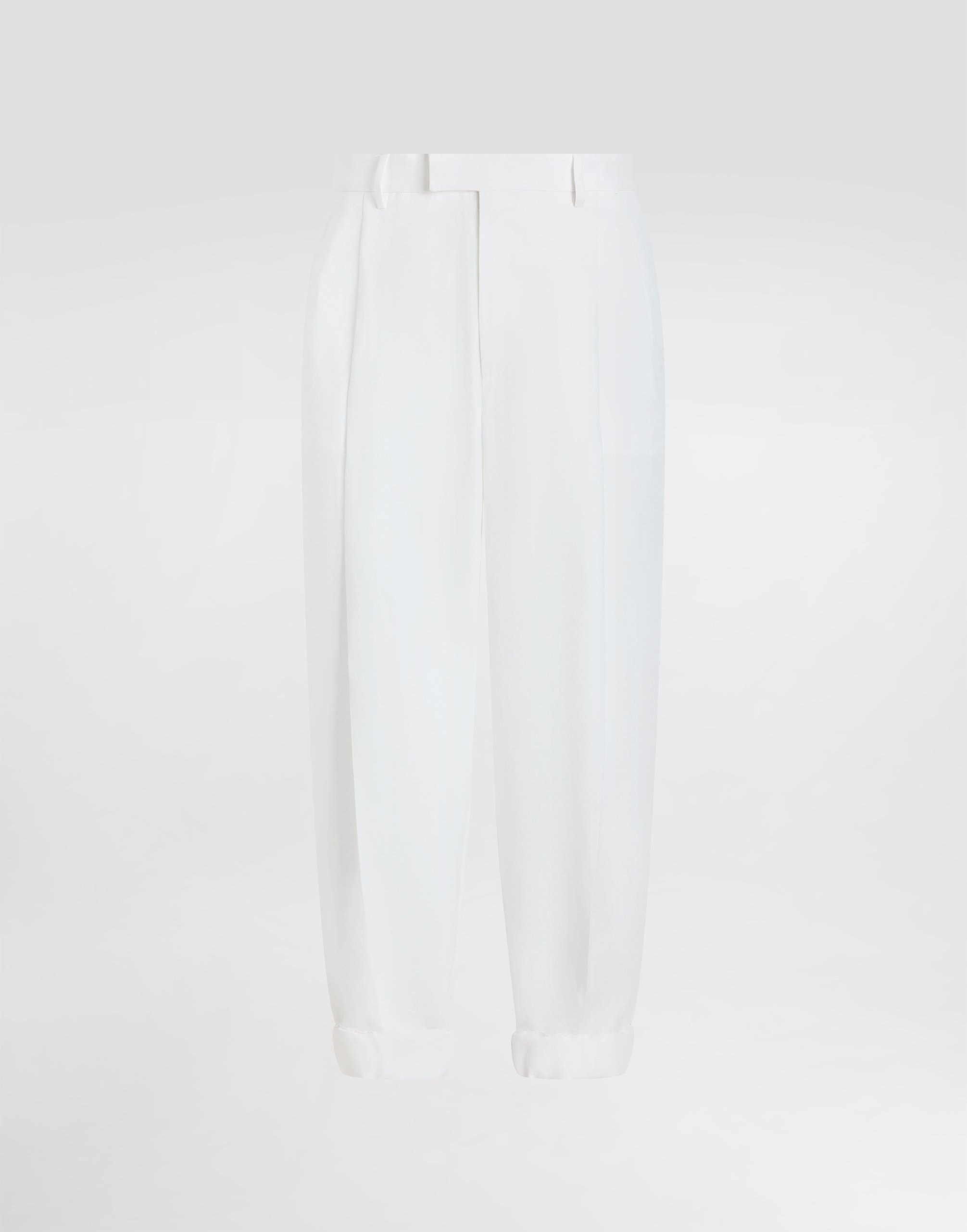 

Брюки из льняной ткани Dolce & Gabbana, белый