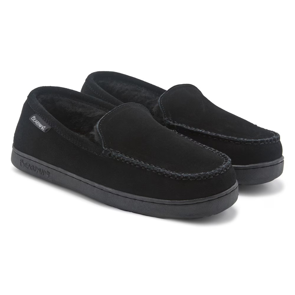 

Брайан тапочек Bearpaw, черный