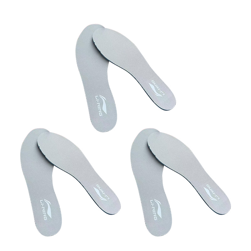 

Полиэстеровые стельки LiNing, унисекс, синий серый 3-pack