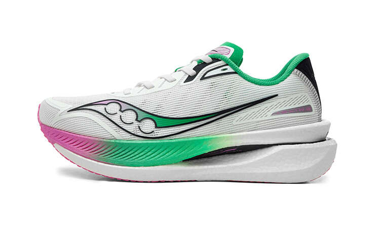 Saucony IDLING Cruise Кроссовки Унисекс, Кремово-белый/розовый/темно-зеленый