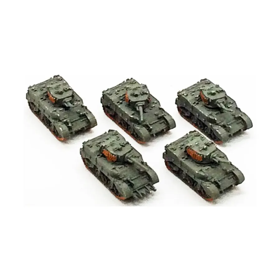 

M5/M5A1 Коллекция Стюарта №6, WWII Micro Armour - United States - Loose Miniatures (1:285)