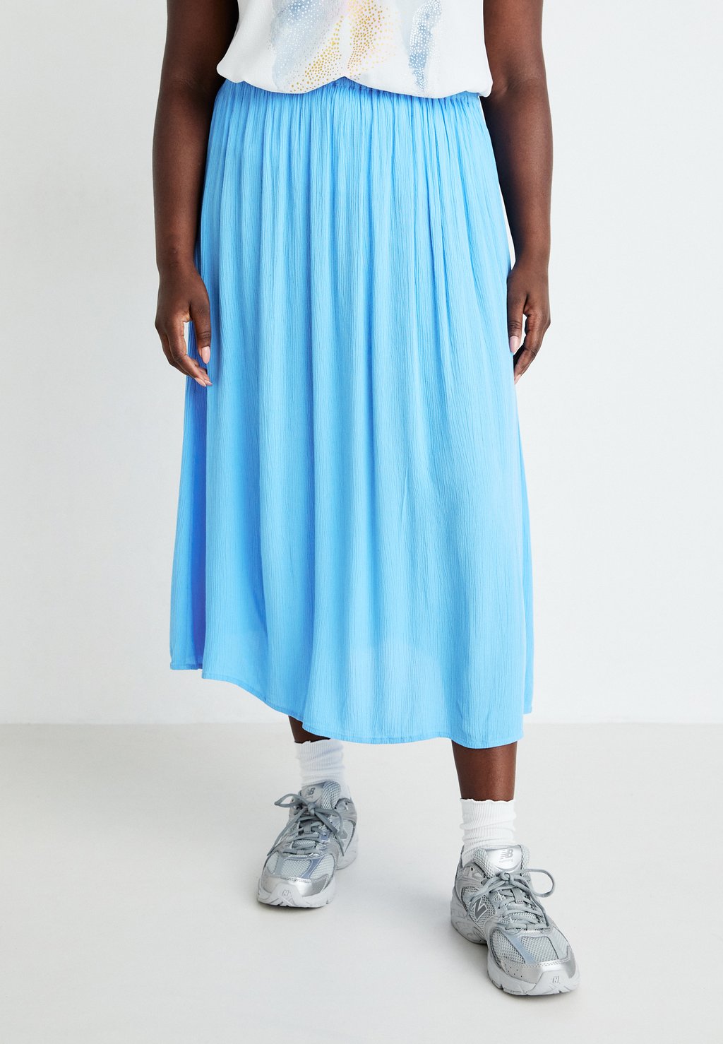 

Юбка А-силуэта CARTRIB LIFE LONG SKIRT SOLID ONLY Carmakoma, синий