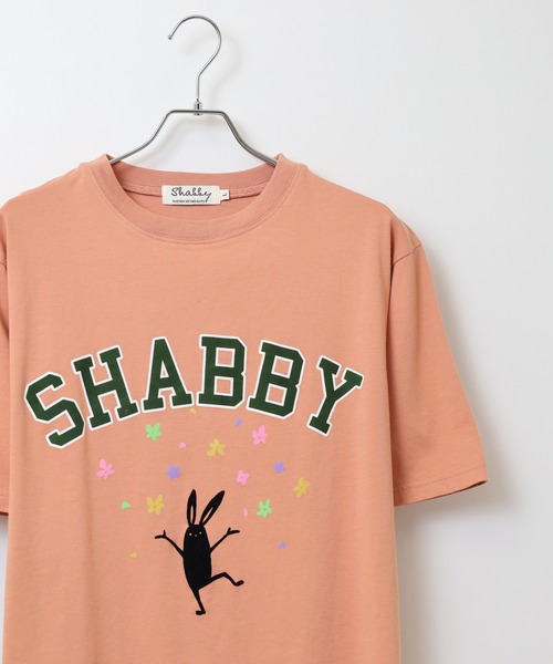 

Футболка с коротким рукавом, принт SHABBY, унисекс FUNALIVE, оранжевый