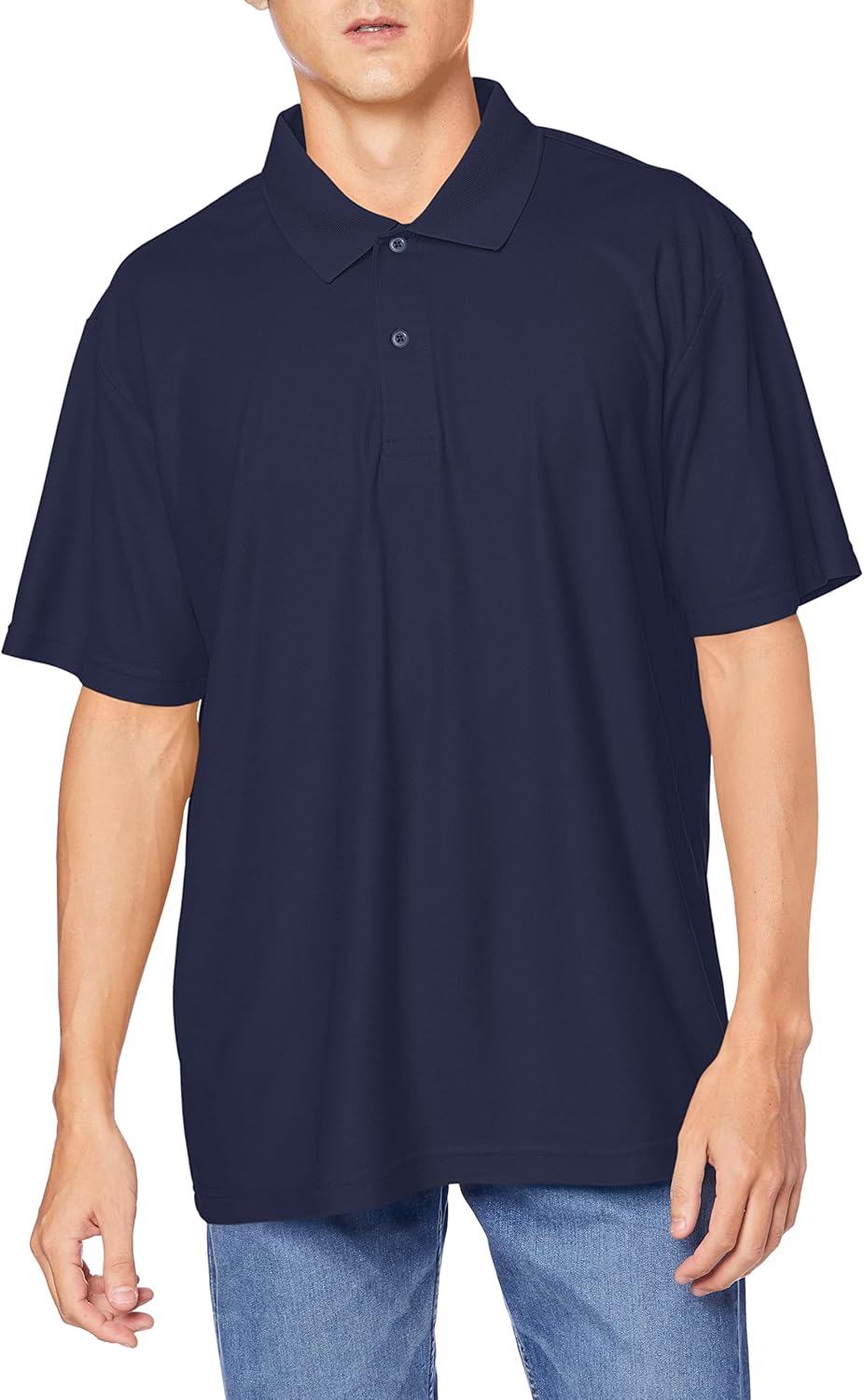 

Поло-рубашка F-Style, сохраняет форму, впитывает пот, быстро сохнет, защищает от УФ-излучения, фиолетовый (индиго)