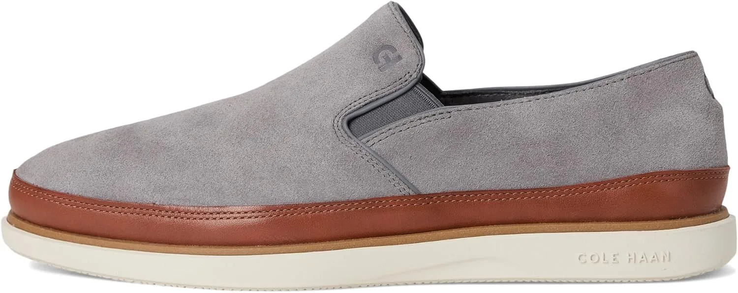 Мужские лоферы Cole Haan Grandpro Strawpoint, темно-серый — фото 4