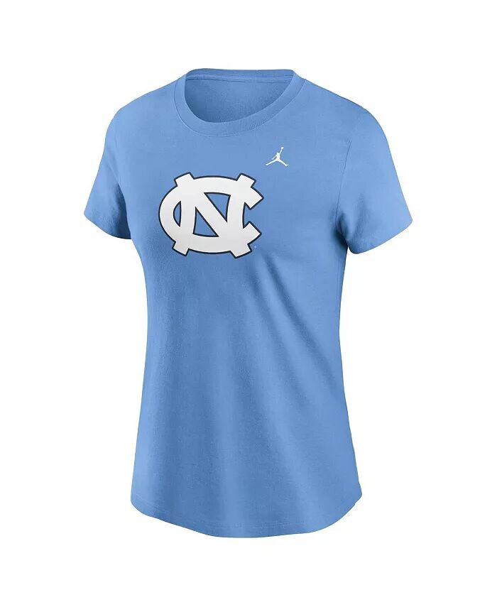 Женская футболка Carolina Blue North Carolina Tar Heels Primetime Evergreen с логотипом Jordan — фото 2