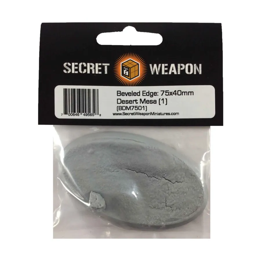 

Основание со скошенной кромкой 75x40 мм — Desert Mesa, Miniature Bases - Desert Mesa