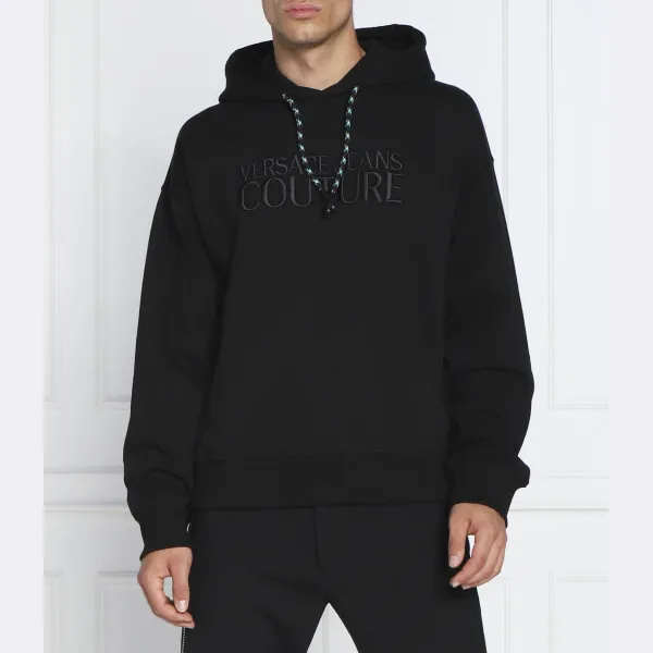 

Толстовка свободного кроя Versace, черный
