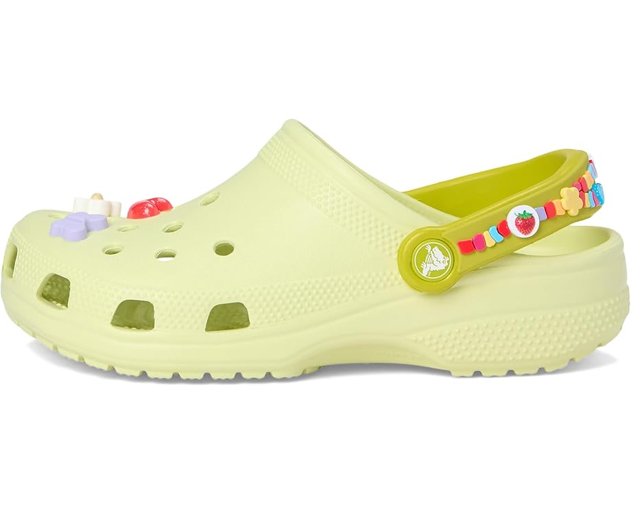 Сабо Crocs Kids Classic Clogs with Jibbitz Shoe Charms, цвет Frothy Green — фото 4