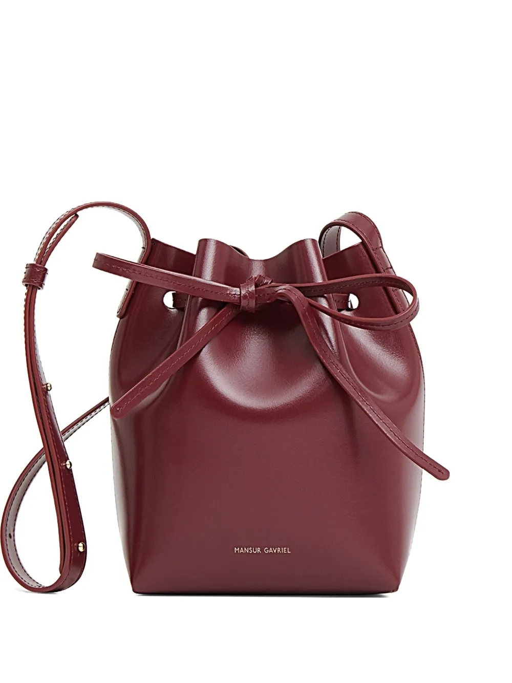 

Сумка-ведро размера мини Mansur Gavriel, красный