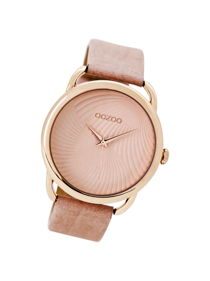 

Аналоговые наручные часы Oozoo Timepieces, розовые, большие (примерно 42 мм)