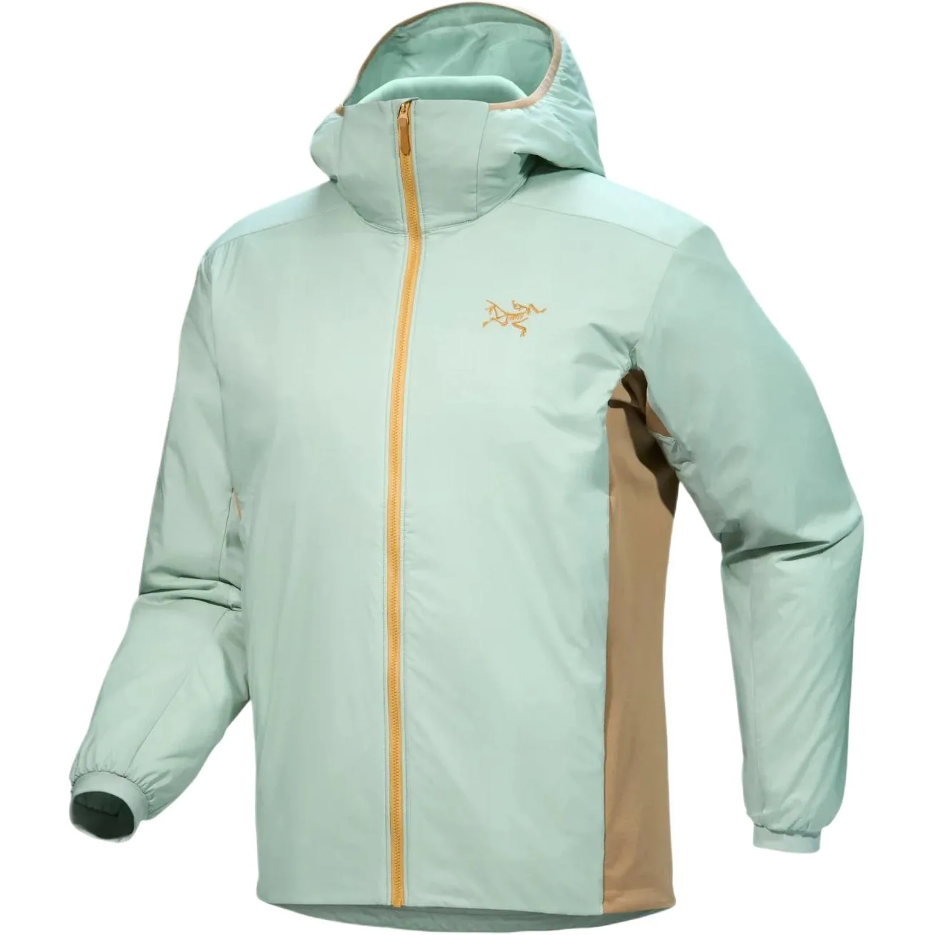 Куртка с капюшоном Atom Arcteryx, Fairy Brown Green/Trail Magic