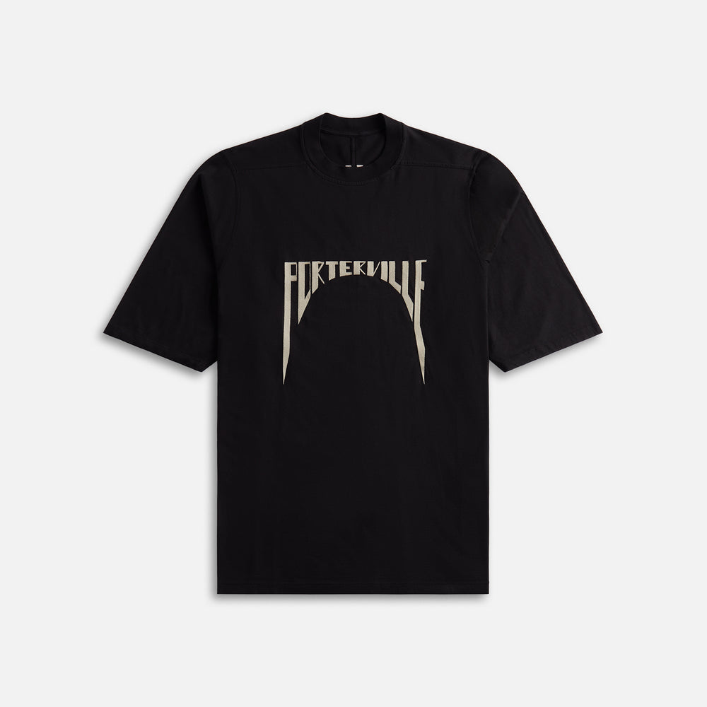 

Футболка Rick Owens Ricamata Jumbo Tee, цвет Black/Pearl