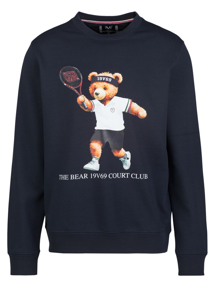 

Толстовка 19V69 ITALIA Nico Tennis Teddy, темно-синий