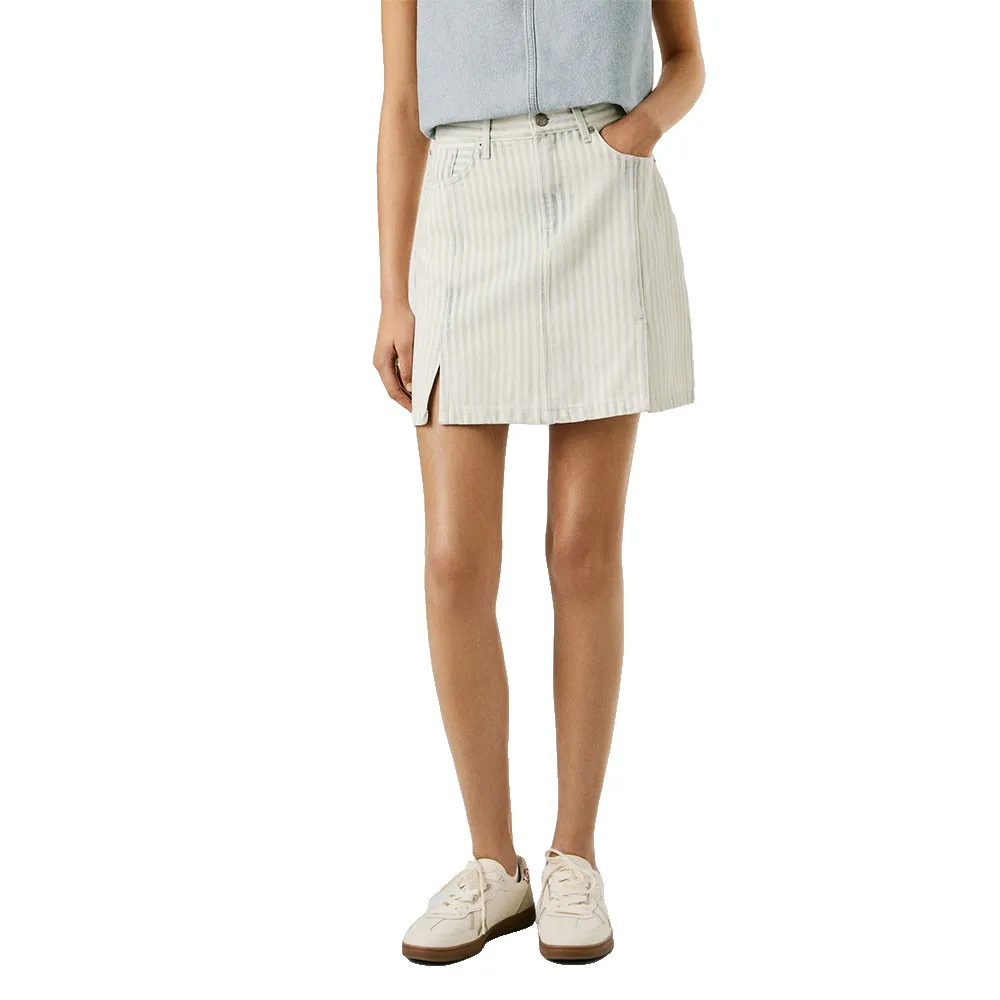 

Юбка Pepe Jeans Mini Menta High Waist Short Denim, белый