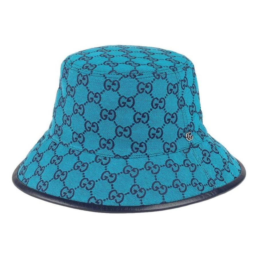 

Бейсболка Gucci GG Monogram Multicolor Reversible Bucket Hat 'Blue', синий