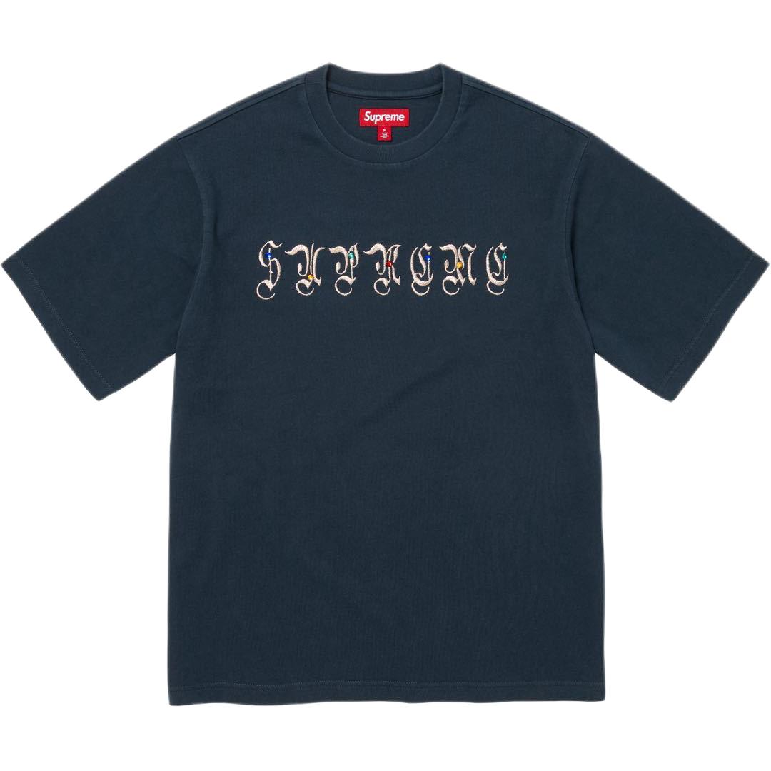 

FW25 НЕДЕЛЯ 11 AOI Gems Футболка с короткими рукавами, унисекс Supreme, marine синий