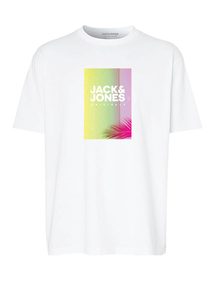 

Футболка JACK & JONES Junior, ярко-белый