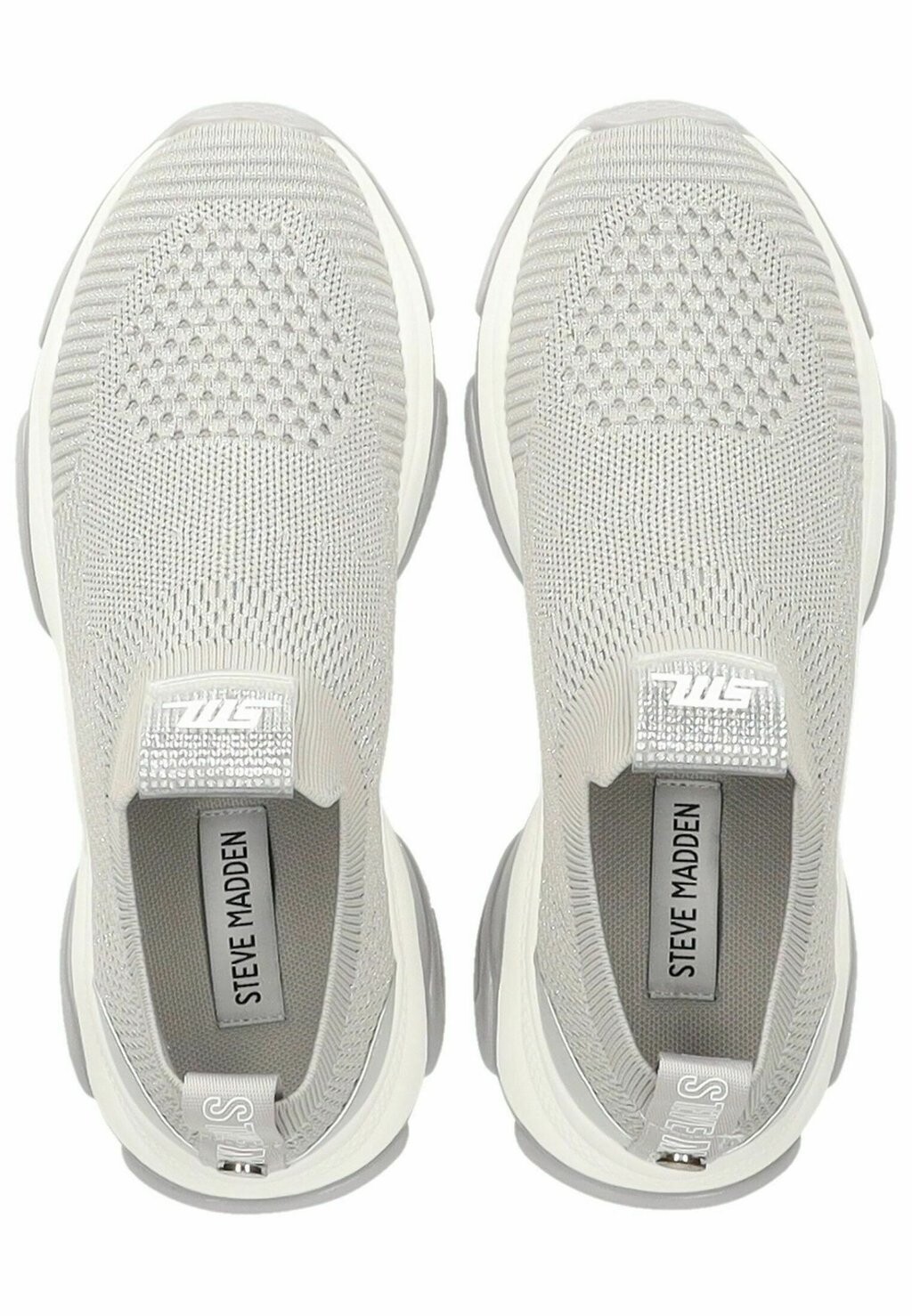 Кроссовки женские Steve Madden комбинированные спортивные, серый — фото 4