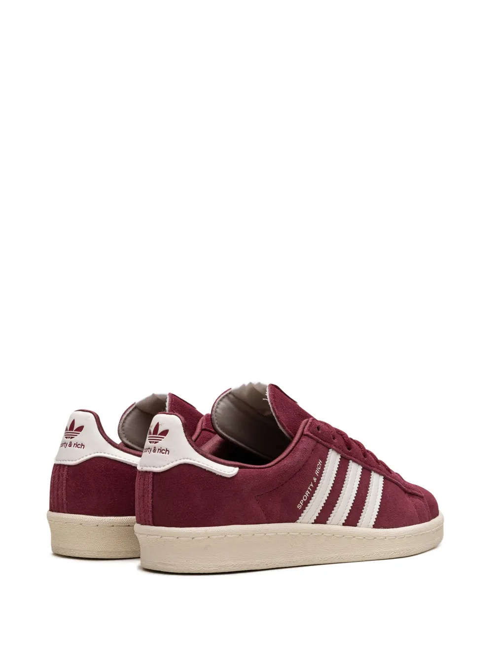 Кроссовки Campus 80s Sporty & Rich - Merlot Cream adidas, красный — фото 4