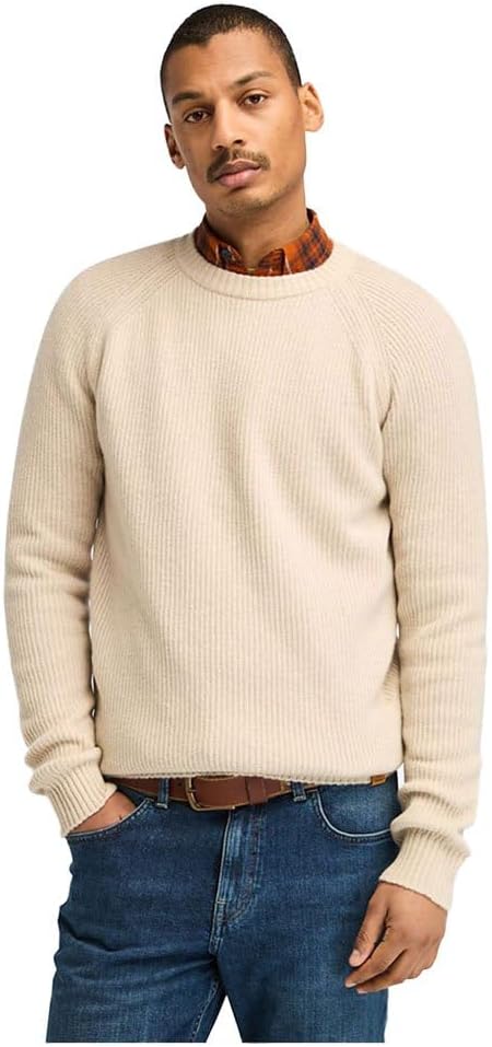 

Timberland мужская толстовка с регланными рукавами и круглым вырезом, Angora Heather