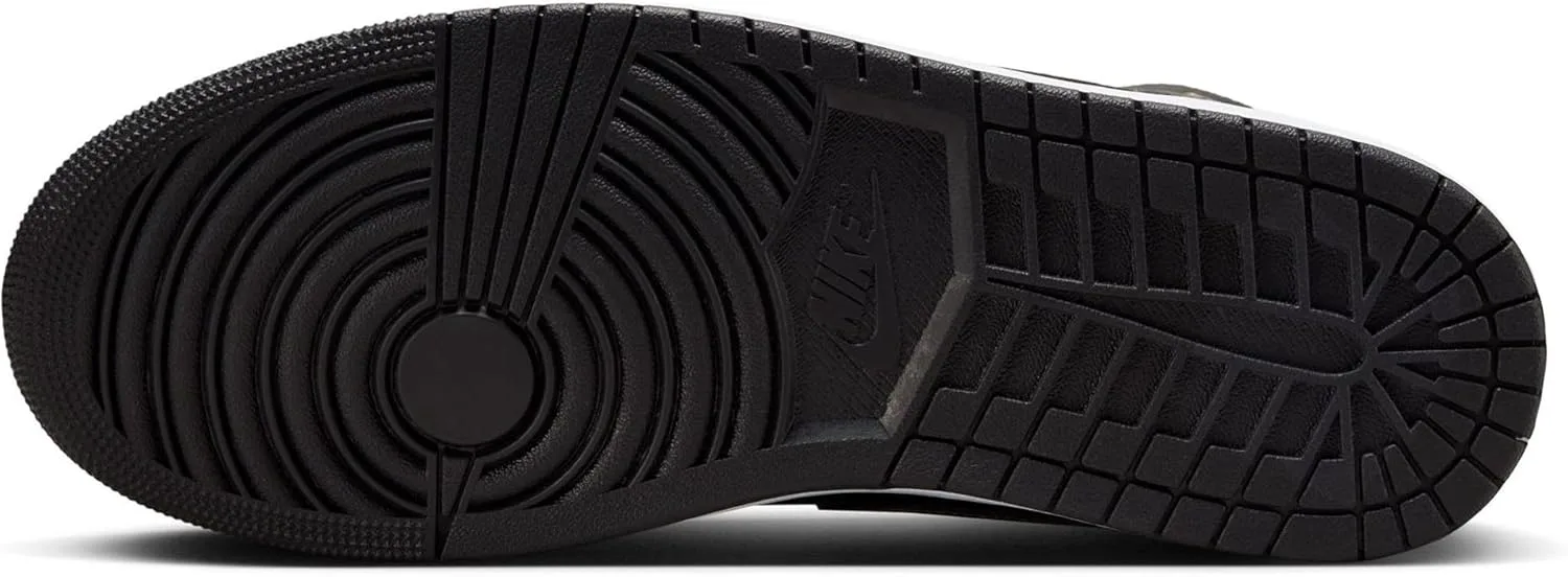 Мужские кроссовки Nike Air Jordan 1 Mid, черный/металлик золотой/белый — фото 2