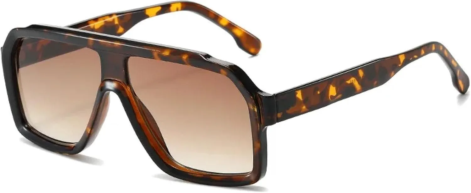 

Солнцезащитные очки с защитой от УФ-излучения UV400 | Двухцветная оправа | Для женщин и мужчин | Для занятий спортом на открытом воздухе и вождения DSVIGF, Leopard