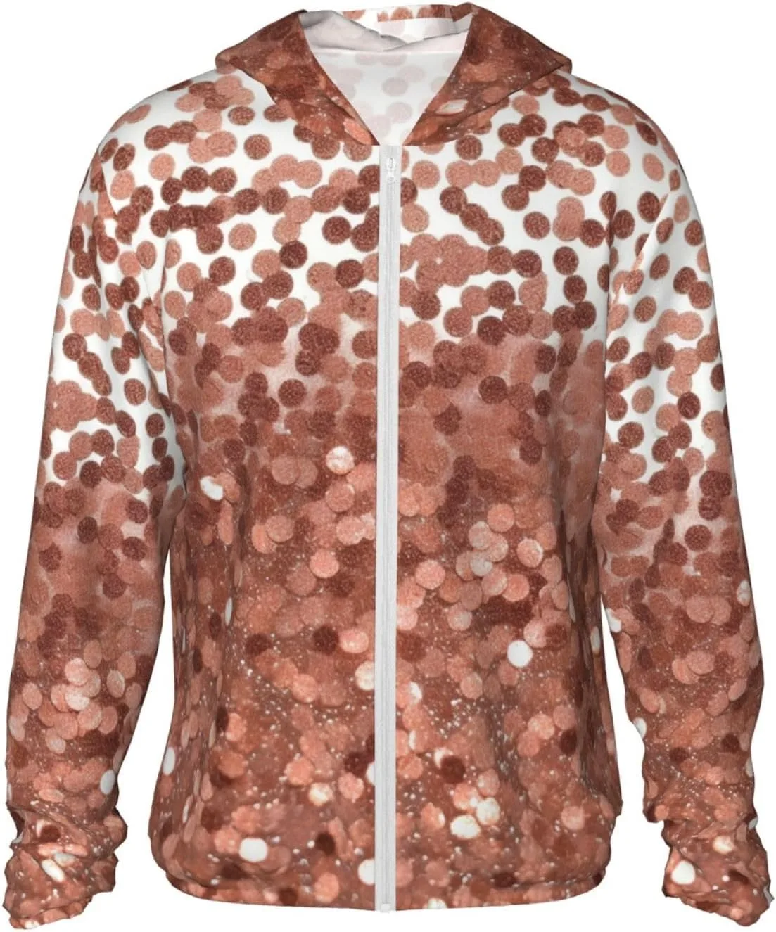 

Мужская толстовка с защитой от солнца upf 50+ rose gold glitter FHEDVBN