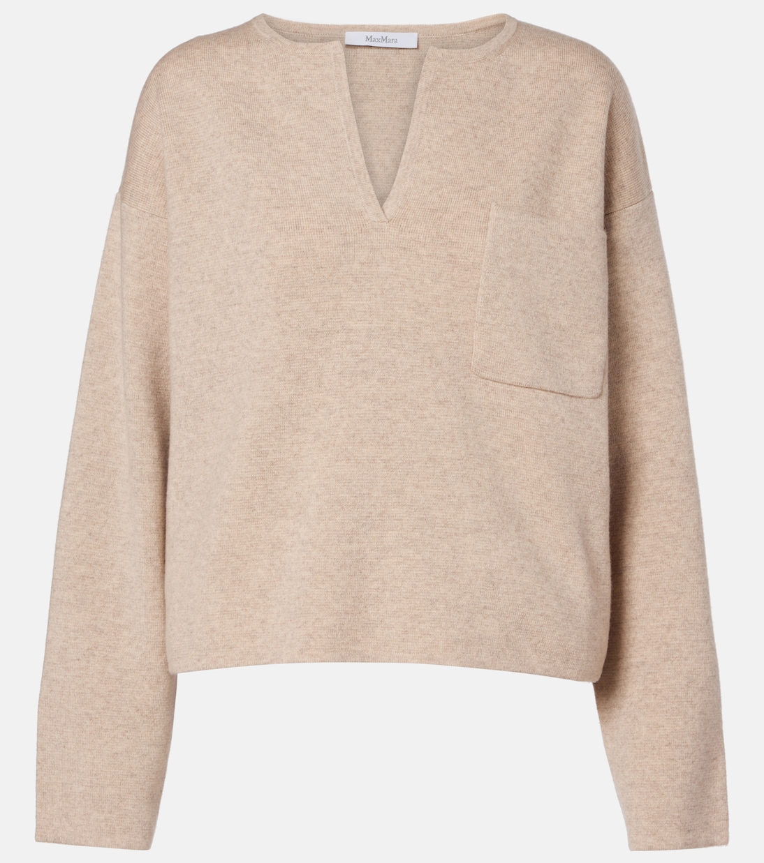 

Свитер из шерсти и кашемира Zibello Max Mara, Cacha Chiaro