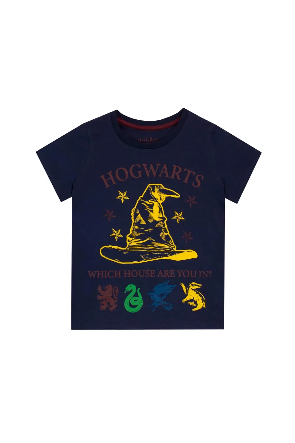 Пижама Harry Potter с принтами факультетов Хогвартса, мультиколор — фото 2