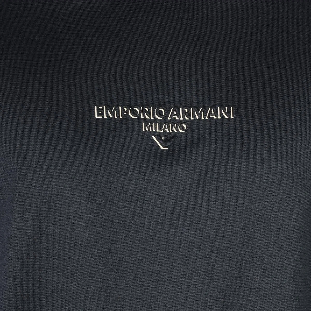 Футболка с длинным рукавом Emporio Armani темно-серая — фото 4