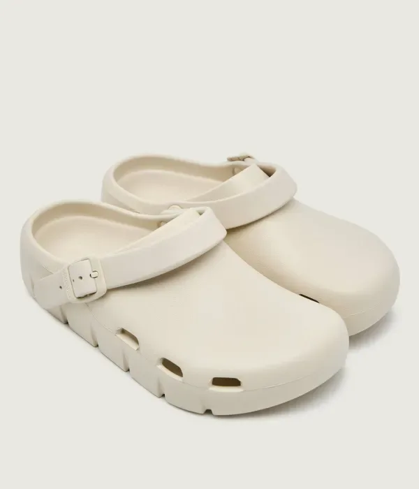 Детские тапочки Flow Kids из ЭВА regular fit Birkenstock, экрю — фото 4