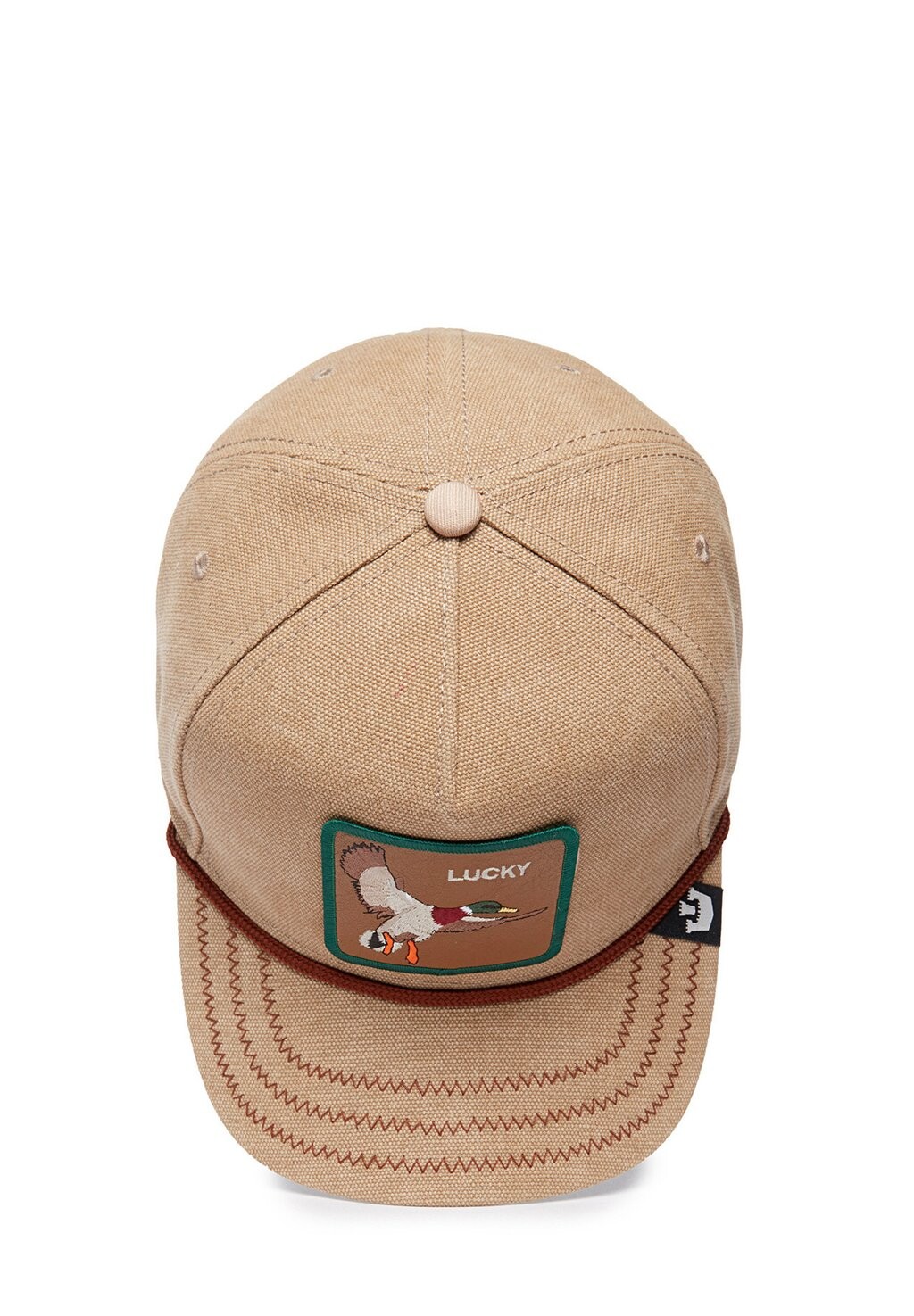 

Бейсболка TRUCKER LUCKY DUCK Goorin Bros, бежевый
