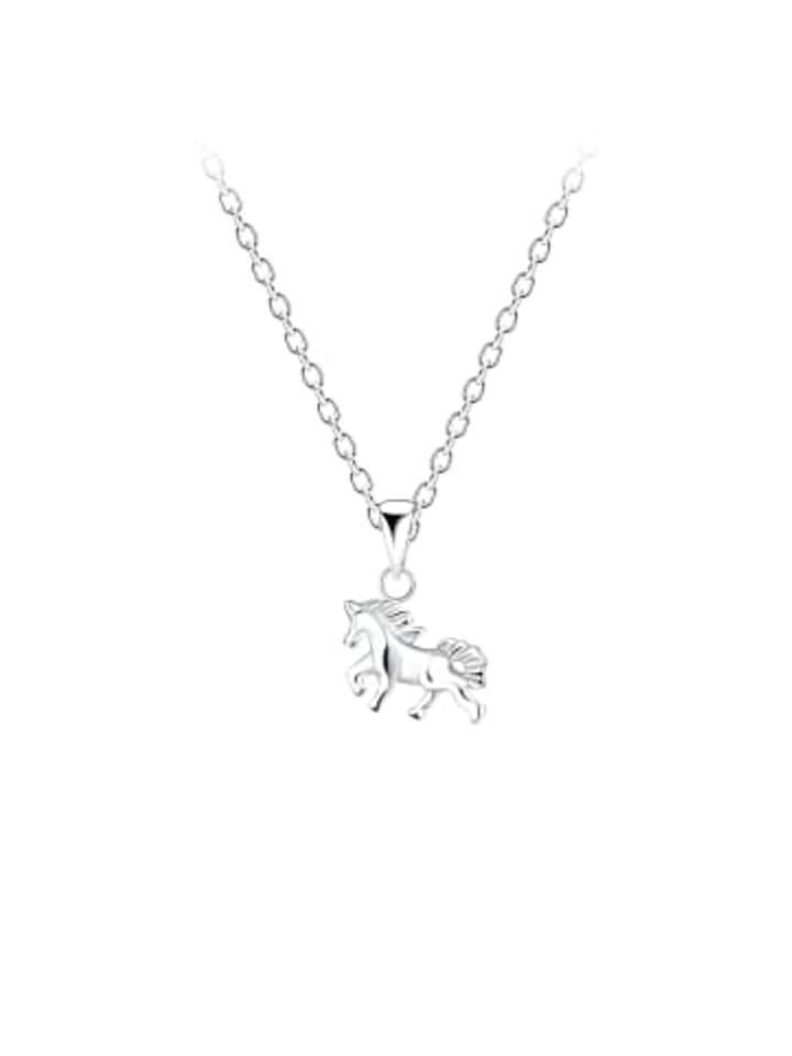 

Alexander York Колье с подвеской в виде лошади из серебра 925 пробы, комплект из двух серебряных элементов