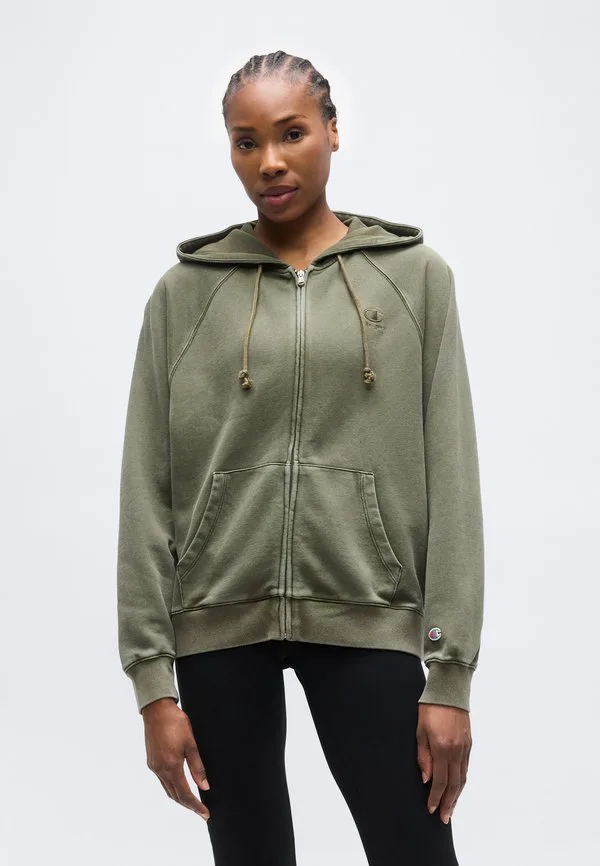 

Толстовка на молнии icons свободного кроя Champion, Khaki, Хаки, Толстовка на молнии icons свободного кроя Champion, Khaki