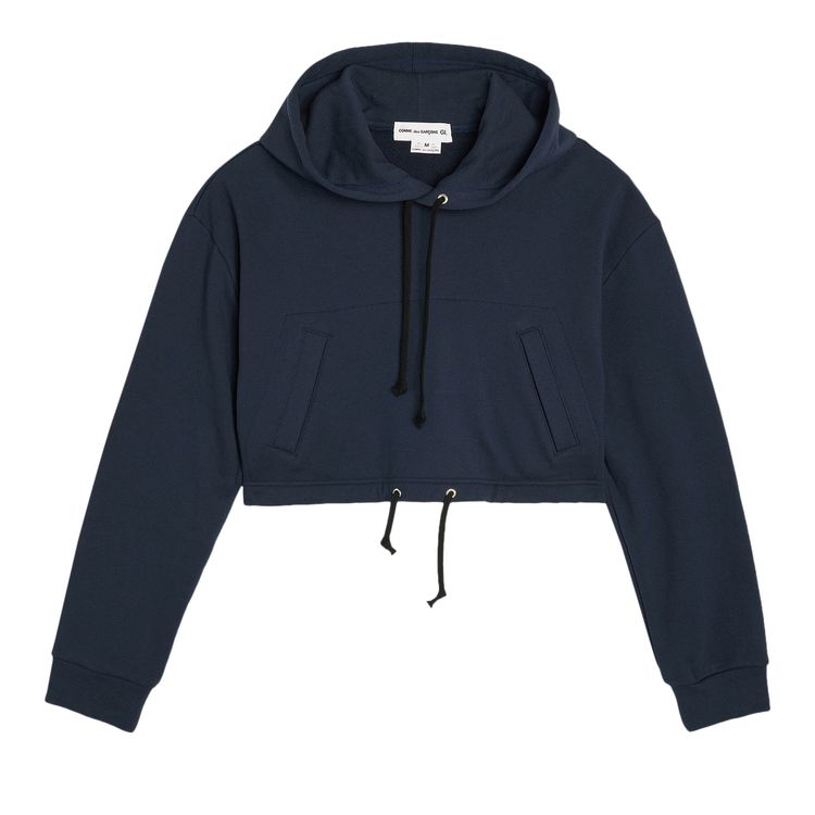 

Худи Comme des Garçons Girl Back Pile Hoodie 'Navy', синий