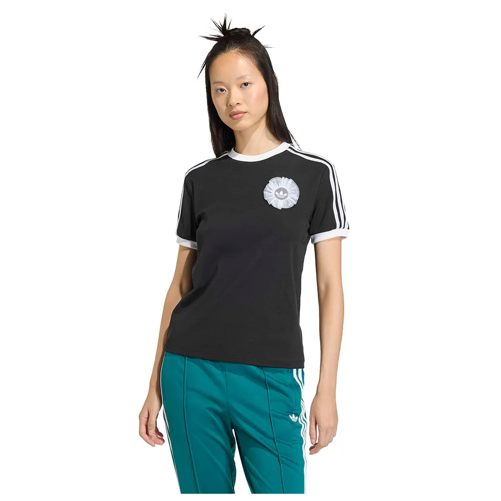 

Футболка с коротким рукавом adidas Originals Lace Branding, черный