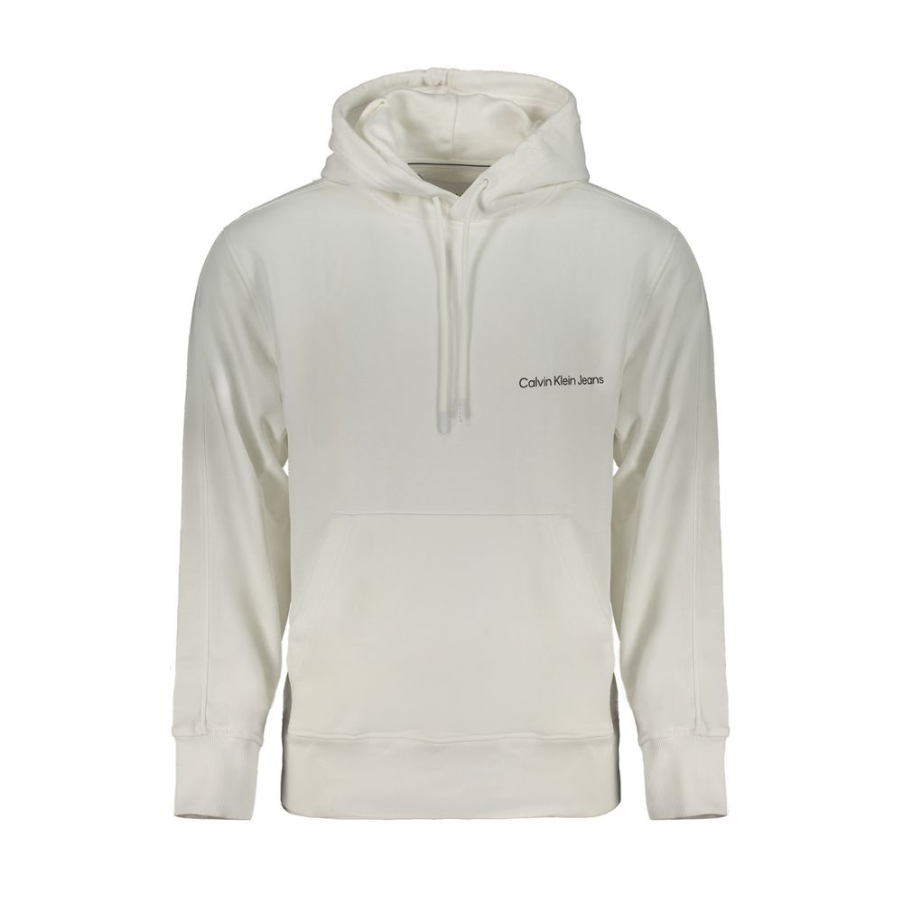 

Белый хлопковый свитер Calvin Klein