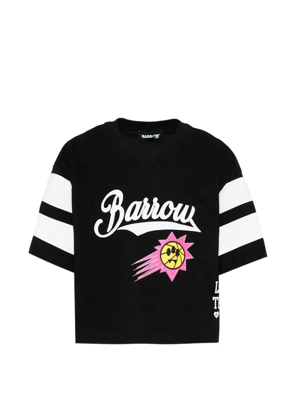 Футболка в полоску Barrow Kids, черный
